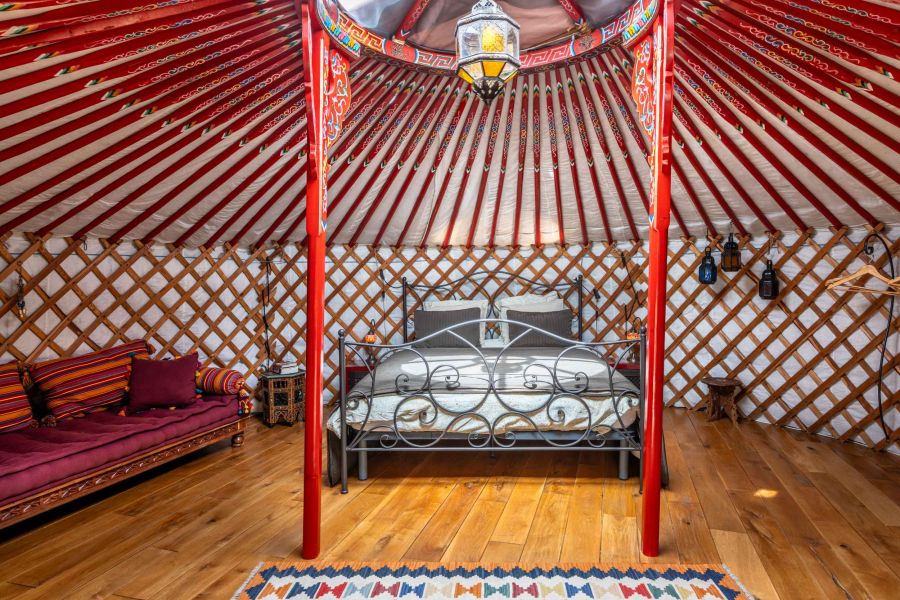 luxueus kamperen in yurt zuid spanje