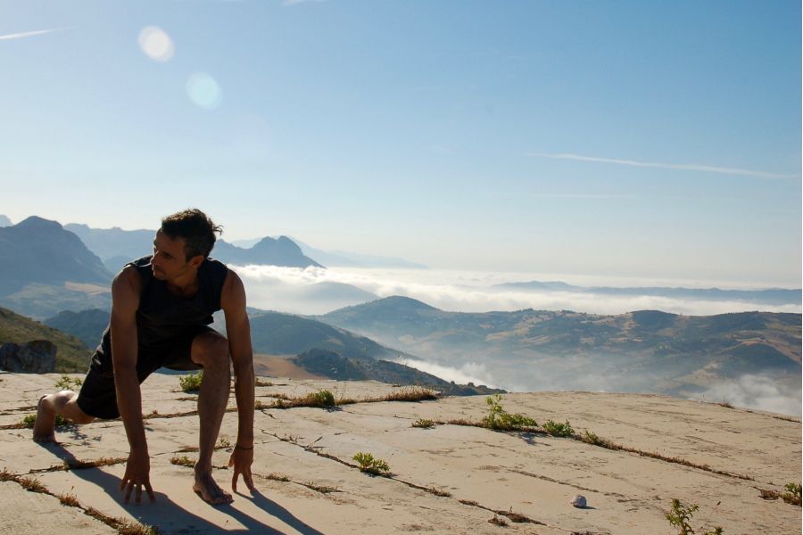 yoga in El Torcal
