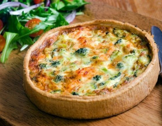 broccoli zalm quiche